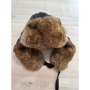 Mad Bomber Leather Trapper‎ Hat size medium